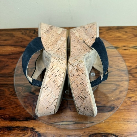 CASLON Carla Wedge Sandals in black - Picture 10 of 12